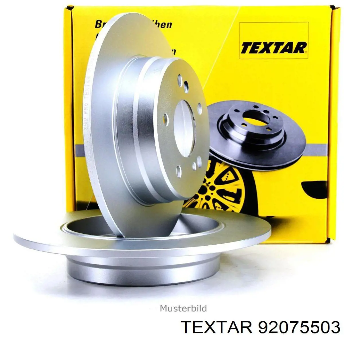 92075503 Textar disco de freno trasero