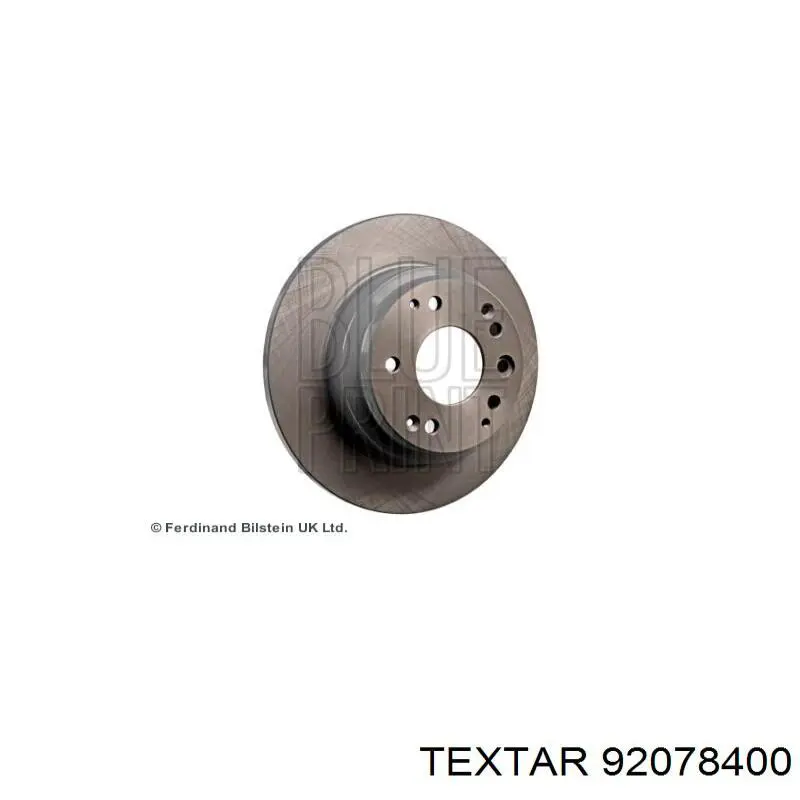 92078400 Textar disco de freno trasero