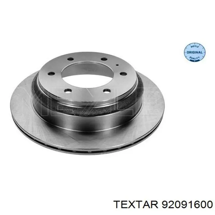 92091600 Textar disco de freno trasero