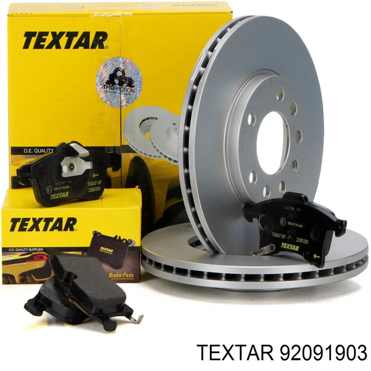 Disco de freno 92091903 Textar