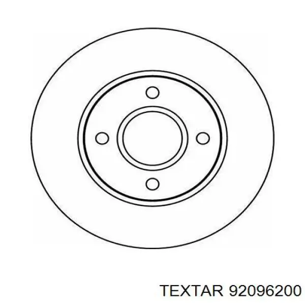 92096200 Textar freno de disco delantero