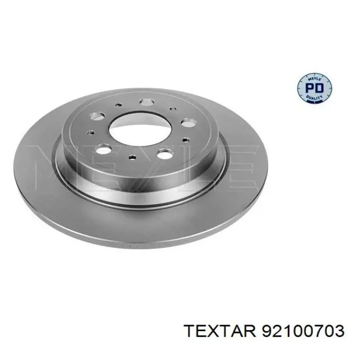 Comprar 92100703 Textar Disco de freno trasero