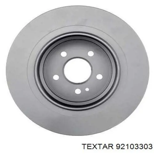 Disco de freno trasero 92103303 Textar