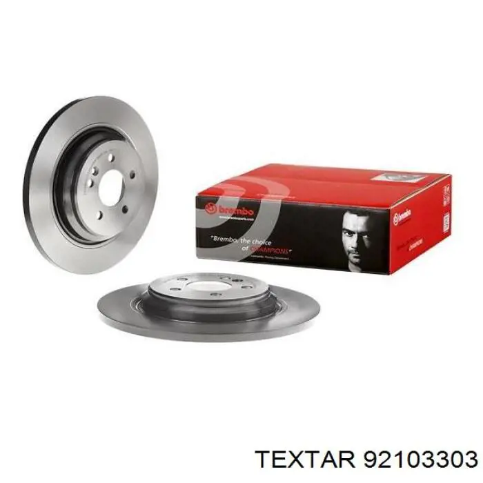 Disco de freno trasero Textar 92103303 precio, desde 49,27 EUR
