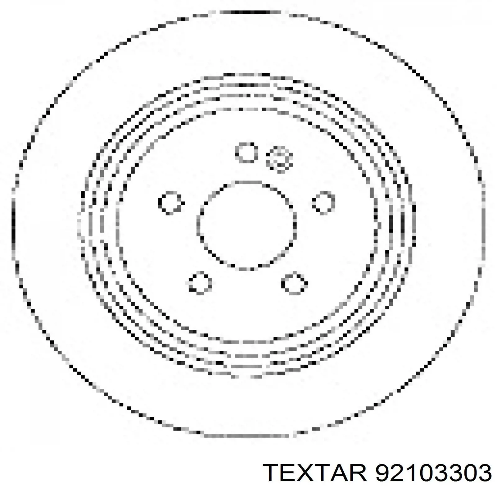Disco de freno trasero Textar 92103303 precio, desde 49,27 EUR