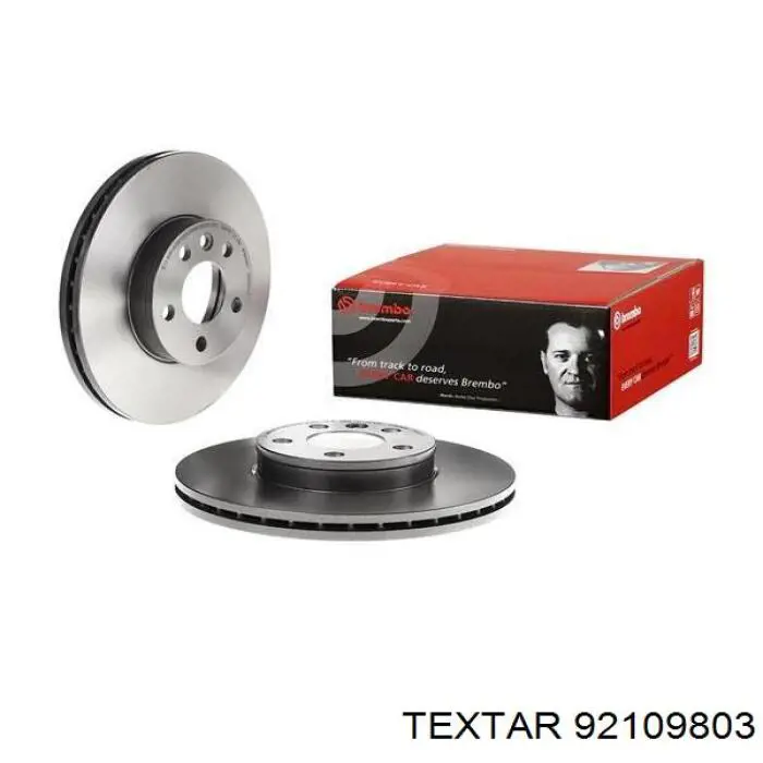 Disco de freno 92109803 Textar