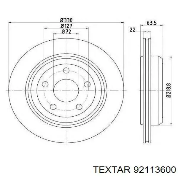 Freno de disco delantero Jeep Cherokee 2 XJ