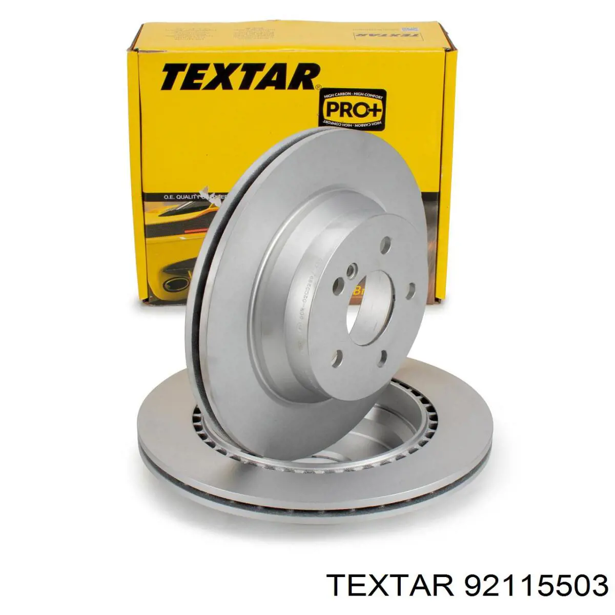 92115503 Textar disco de freno trasero