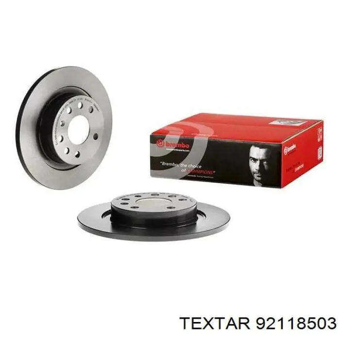 Disco de freno trasero 92118503 Textar