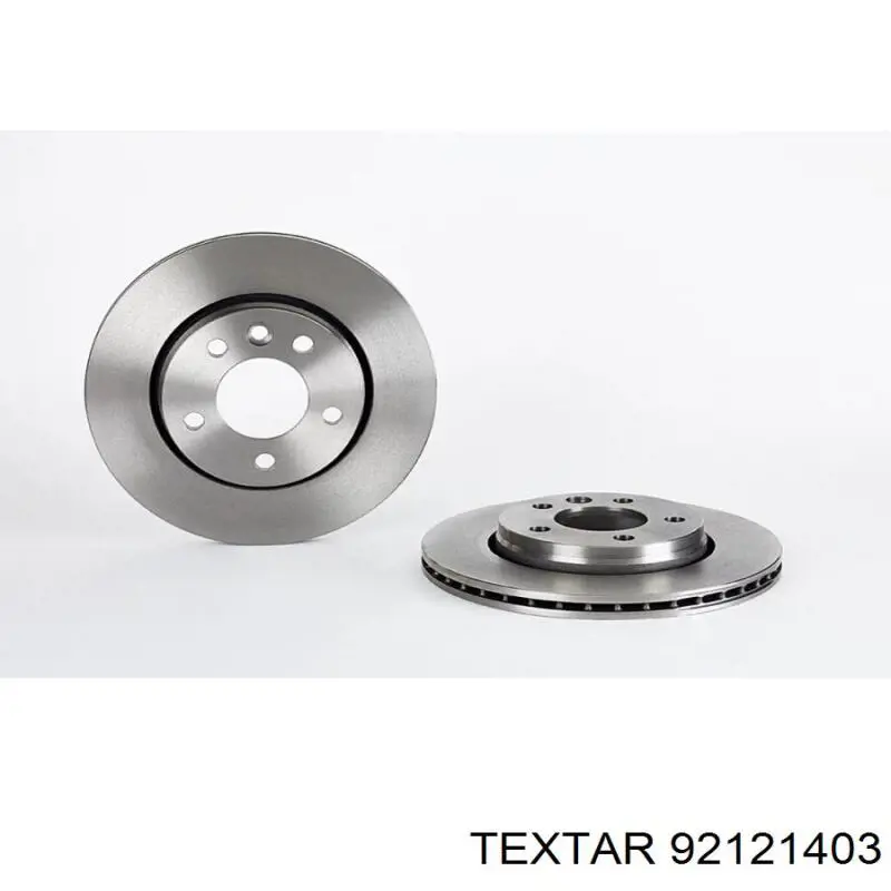 Disco de freno trasero 92121403 Textar