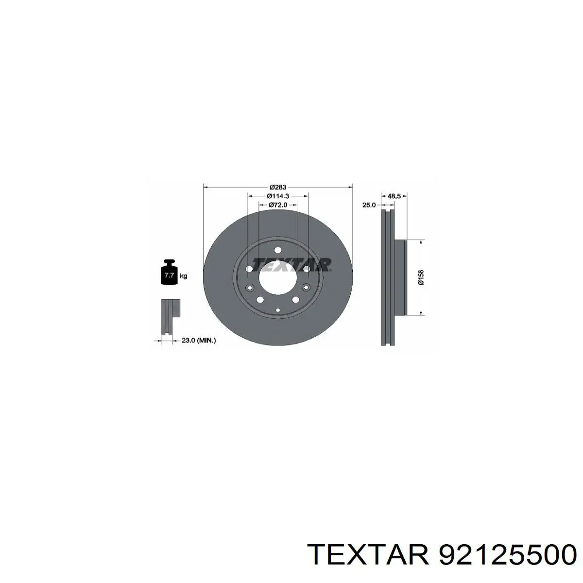 Freno de disco delantero Mazda 6 GY