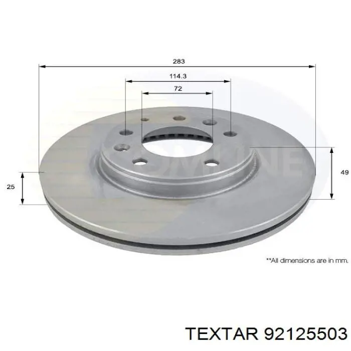 Freno de disco delantero Mazda 6 GY