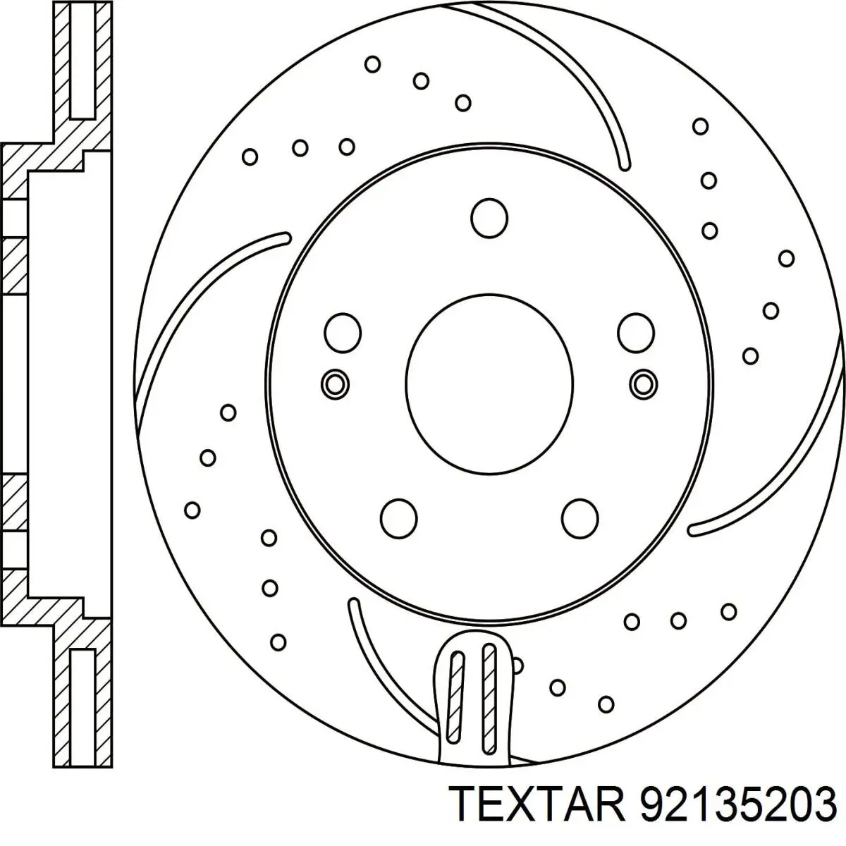 Comprar 92135203 Textar Freno de disco delantero