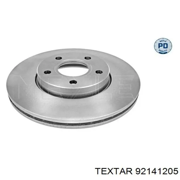 Disco de freno delantero Textar 92141205
