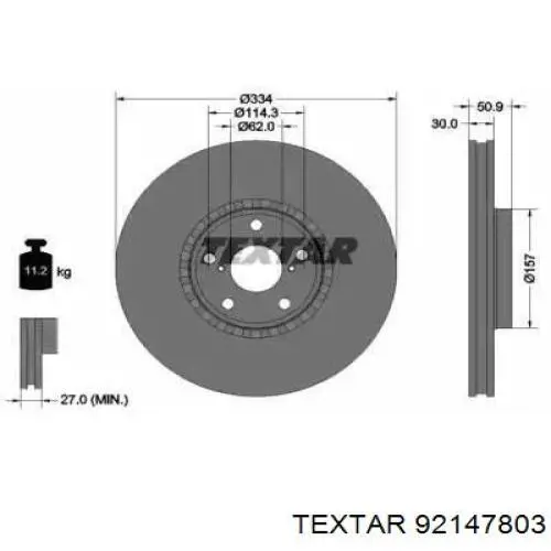 Frenos delanteros Textar 92147803 precio, desde 77,02 EUR