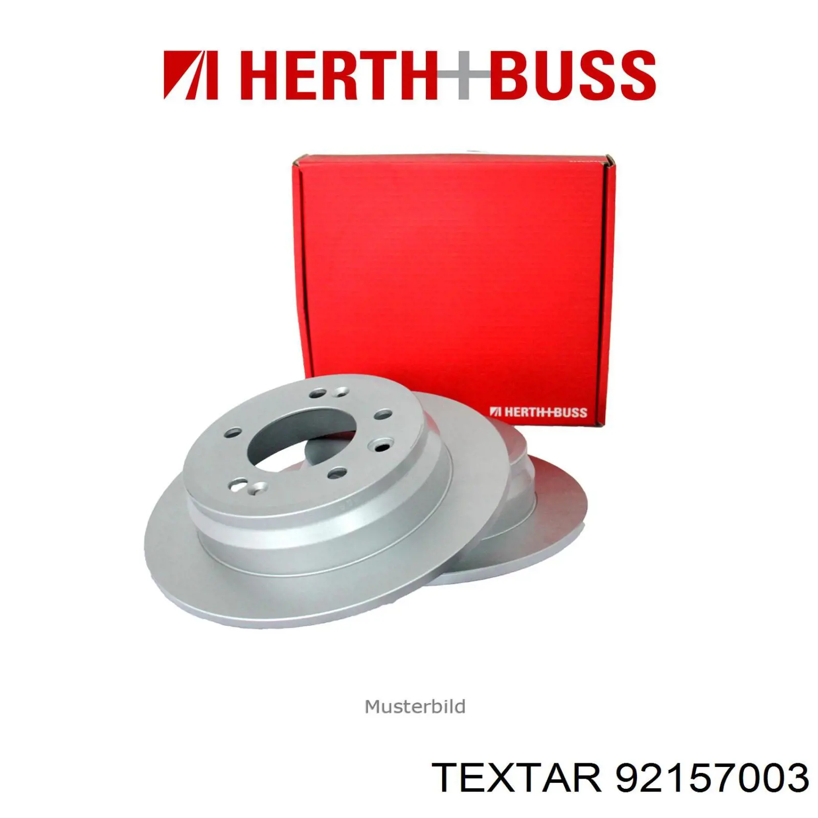 Disco de freno 92157003 Textar