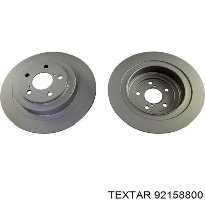 Disco de freno trasero 92158800 Textar