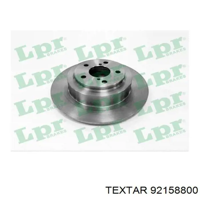 Comprar 92158800 Textar Disco de freno trasero