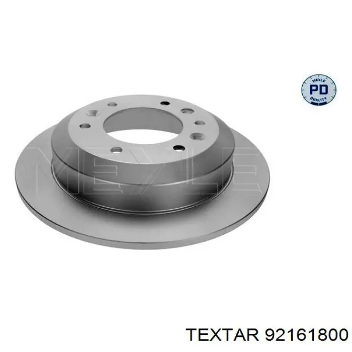 92161800 Textar disco de freno trasero