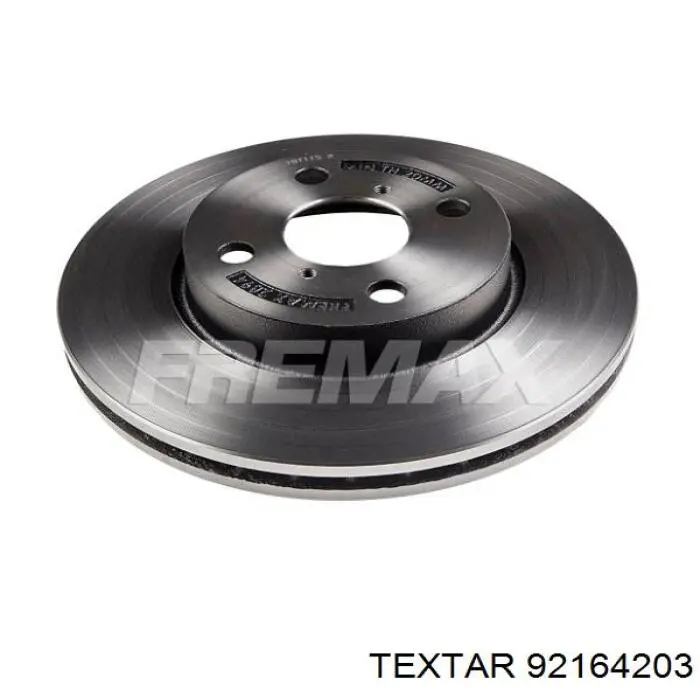 Disco de freno delantero Textar 92164203