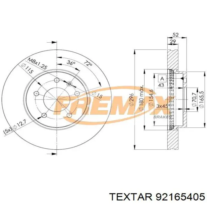 Frenos delanteros Textar 92165405 precio, desde 47,60 EUR