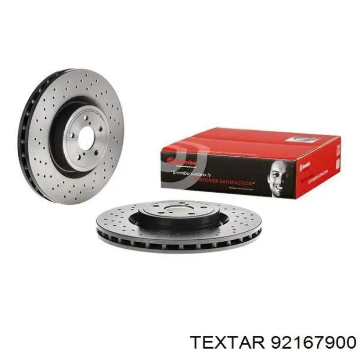 Disco de freno 92167900 Textar