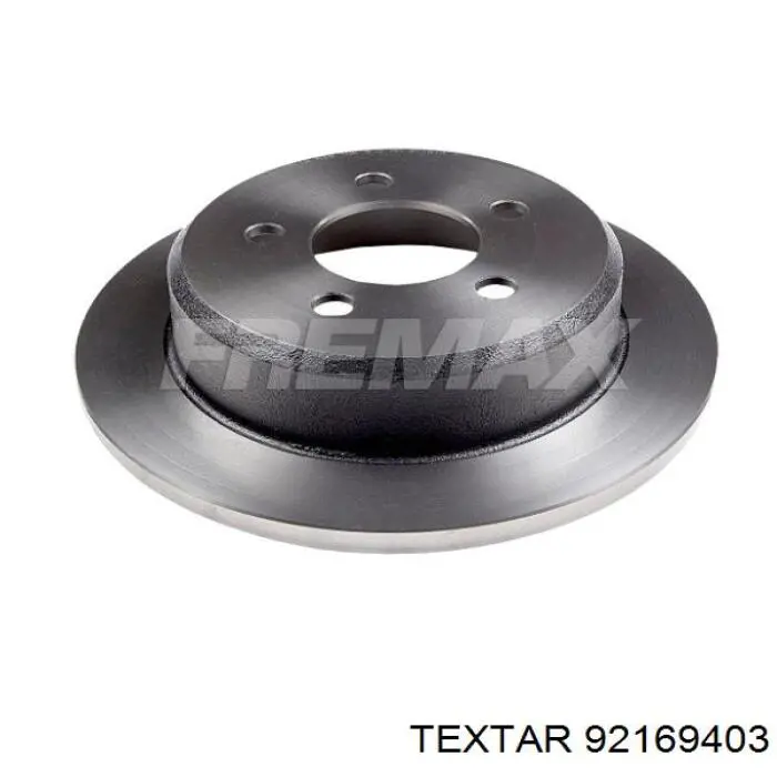 92169403 Textar disco de freno trasero