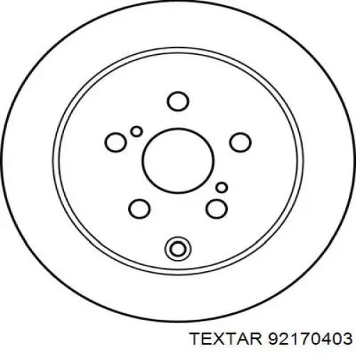 Disco de freno trasero Toyota Prius NHW20