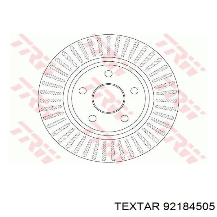 92184505 Textar freno de disco delantero