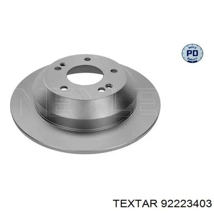 Comprar 92223403 Textar Disco de freno trasero