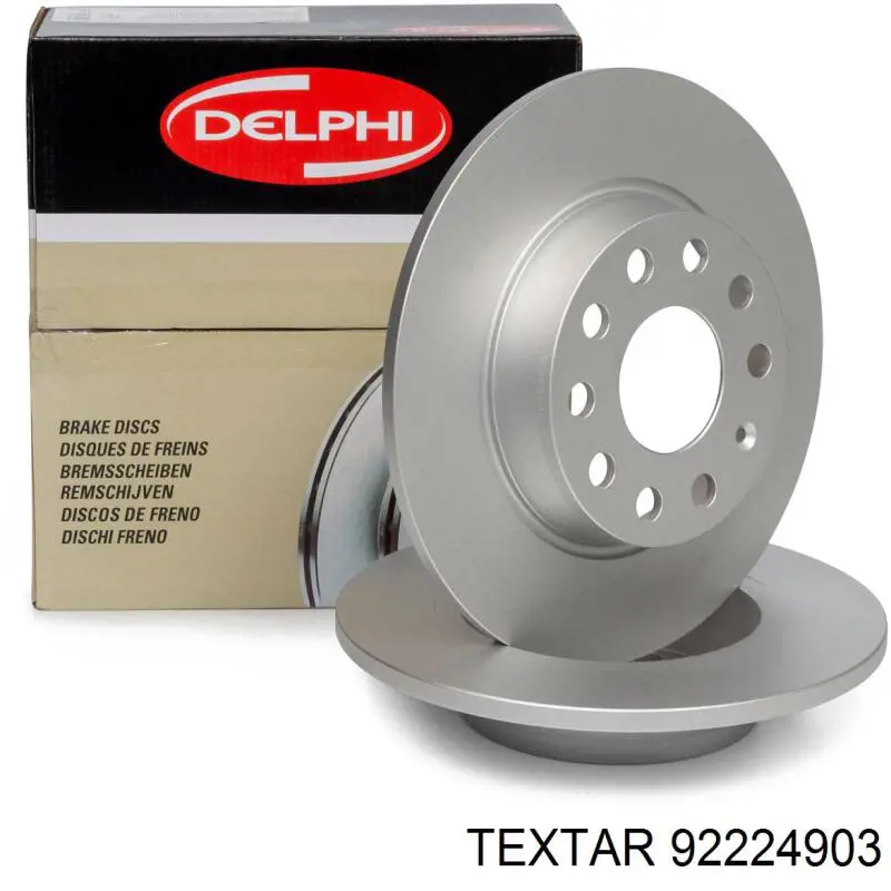 Disco de freno trasero 92224903 Textar