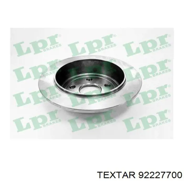 Disco de freno trasero Textar 92227700 precio, desde 59,71 EUR