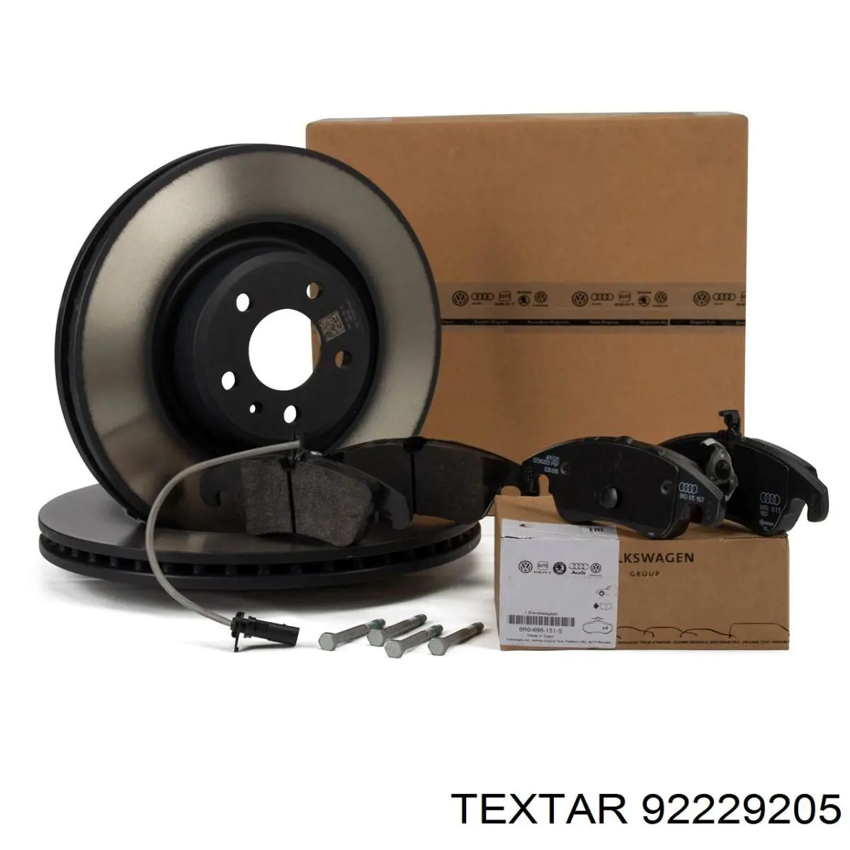 Disco de freno delantero Textar 92229205