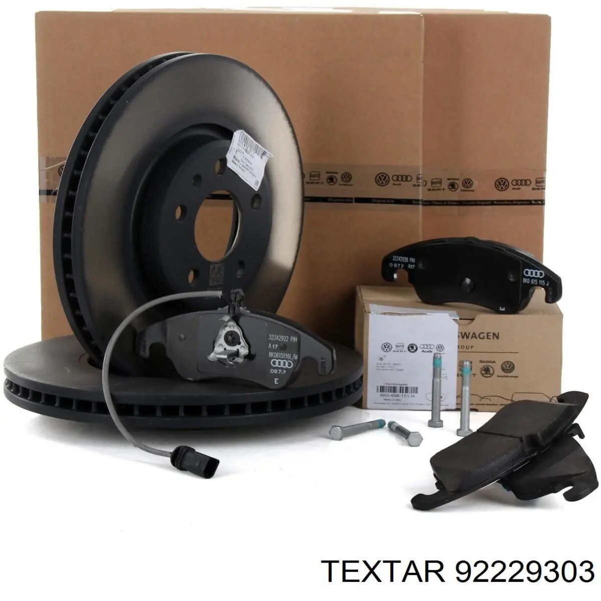 Disco de freno 92229303 Textar