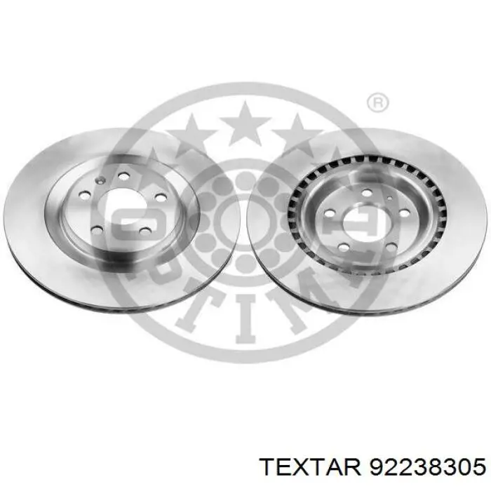 Comprar 92238305 Textar Disco de freno trasero
