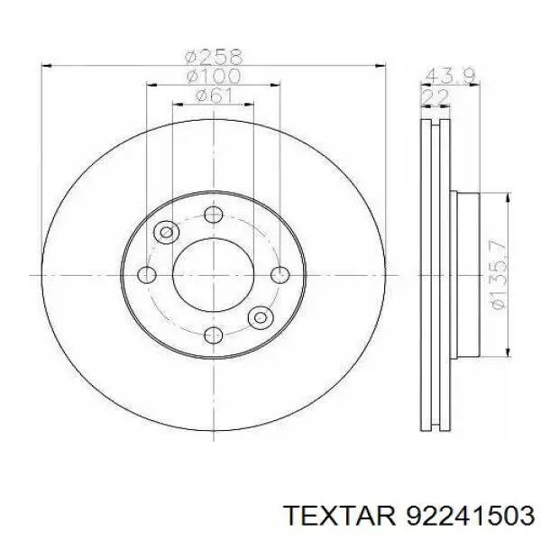 Frenos delanteros Textar 92241503 precio, desde 35,46 EUR