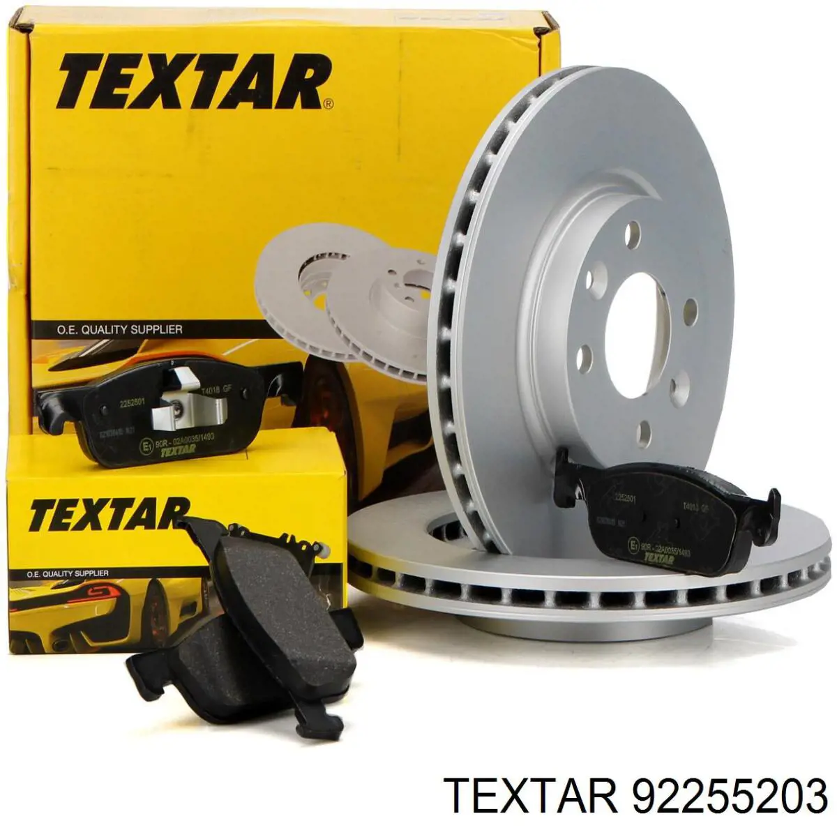 Disco de freno 92255203 Textar
