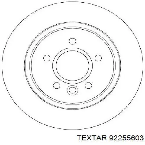Disco de freno trasero Volvo V40 525, 526