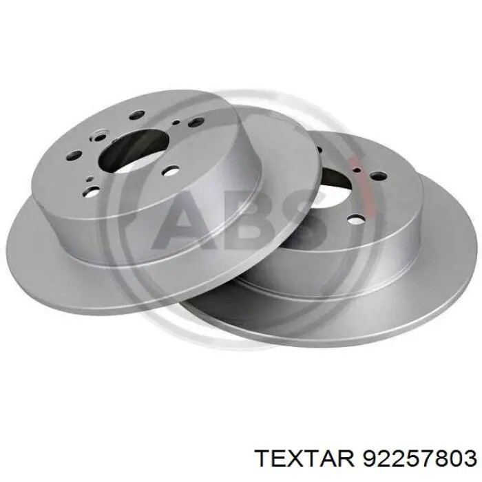 Disco de freno trasero Textar 92257803 precio, desde 47,40 EUR