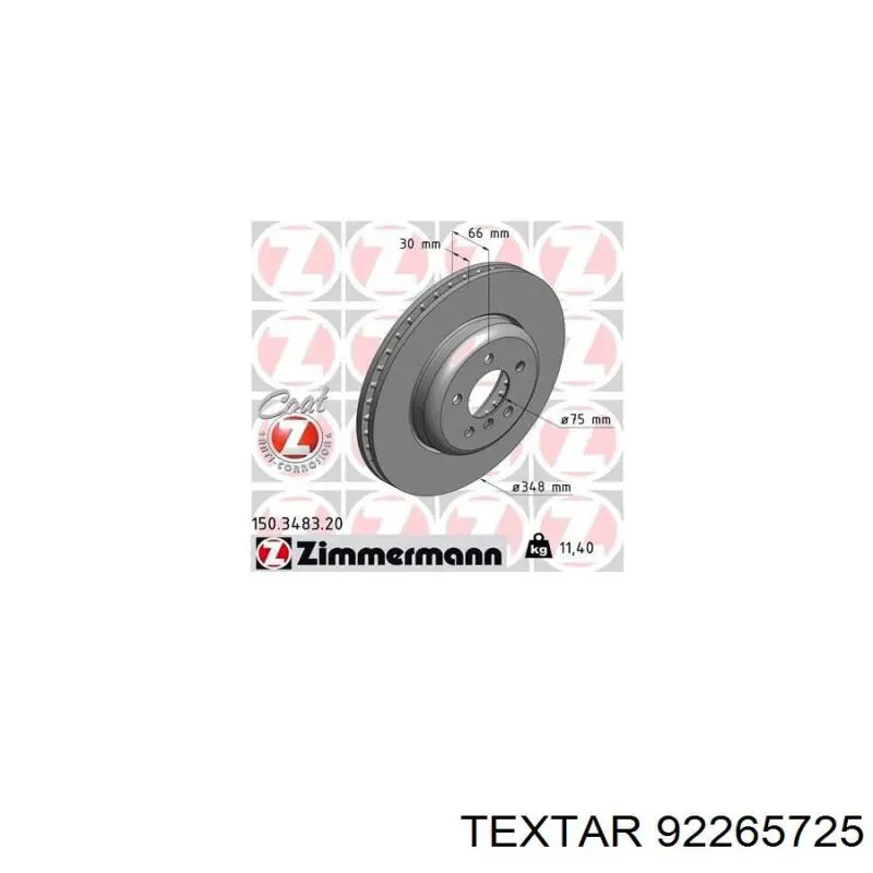 Frenos delanteros Textar 92265725 precio, desde 82,15 EUR