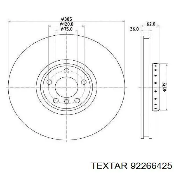 Comprar 107502 Febi Freno de disco delantero