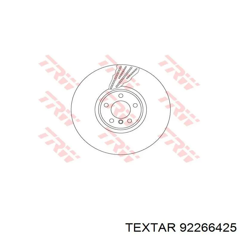 Disco de freno 107502 Febi