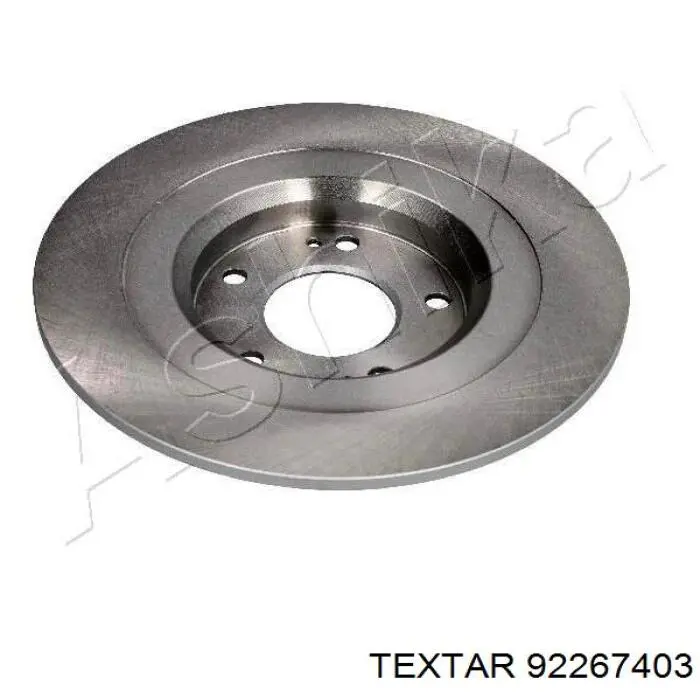Disco de freno trasero 92267403 Textar