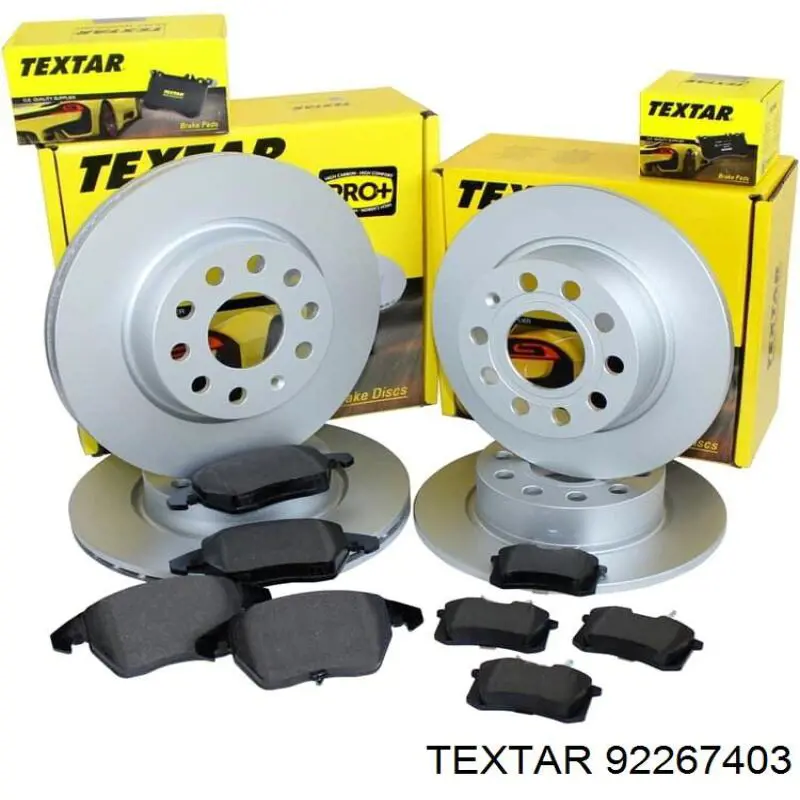 Frenos traseros Textar 92267403