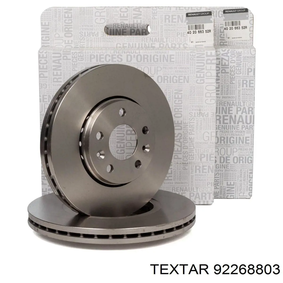 Disco de freno 92268803 Textar