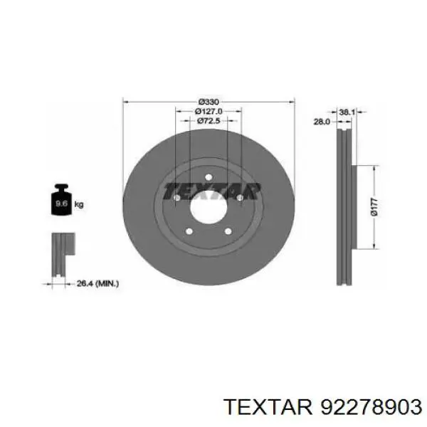 DI923C Japan Parts Discos