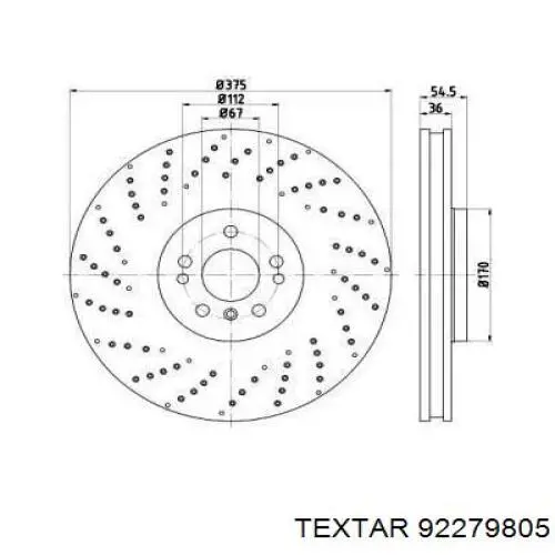 Frenos delanteros Textar 92279805 precio, desde 93,37 EUR