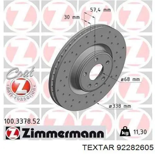 Frenos delanteros Textar 92282605 precio, desde 99,99 EUR