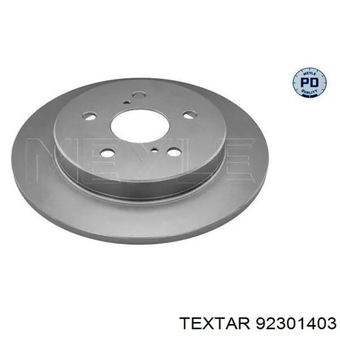 92301403 Textar disco de freno trasero