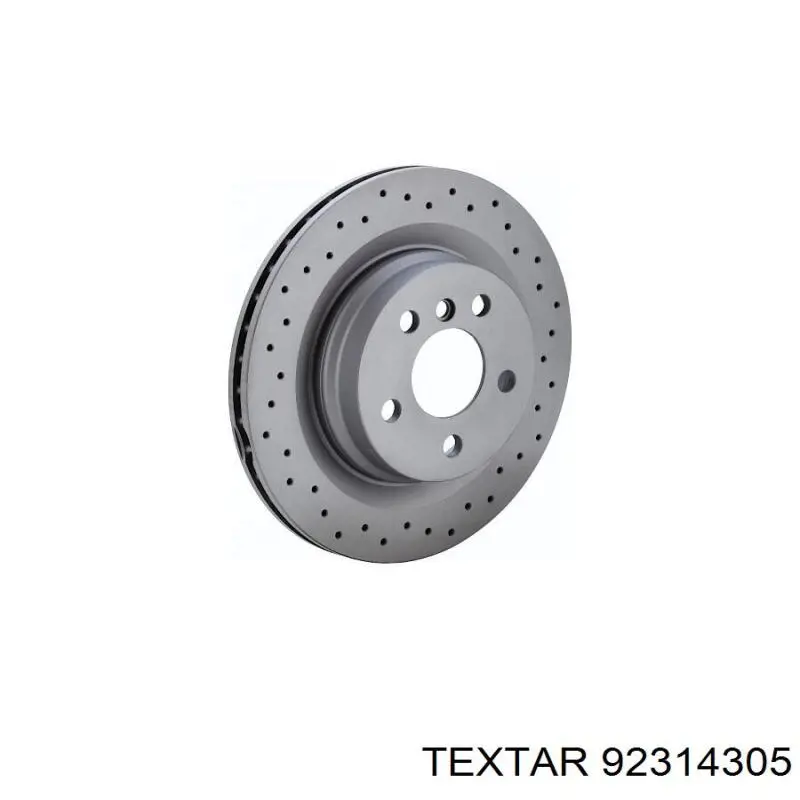 Disco de freno trasero 106300 Febi